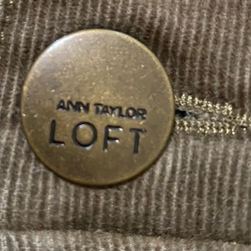 LOFT Dark grey Corduroy Pants - Picture 11 of 11